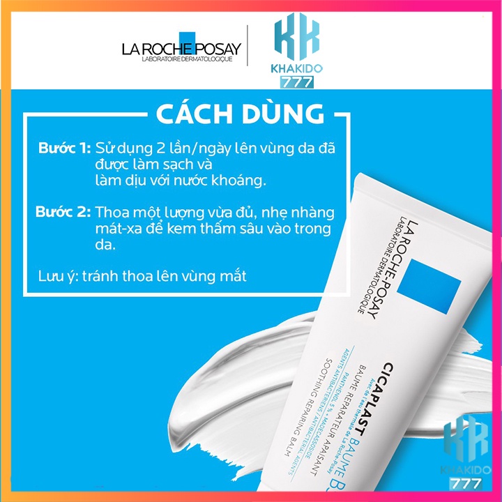 Kem dưỡng làm dịu, cân bằng độ ẩm, làm mát &amp; phục hồi da La Roche-Posay Cicaplast Baume B5 40ml-100ml