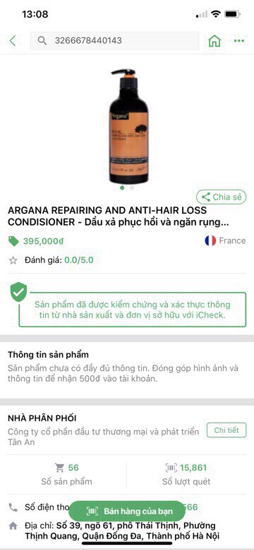 Cặp dầu gội dầu xả Argana 500ML * 2 phục hồi và ngăn ngừa rụng kích thích mọc tóc hương nước hoa | Centella.official