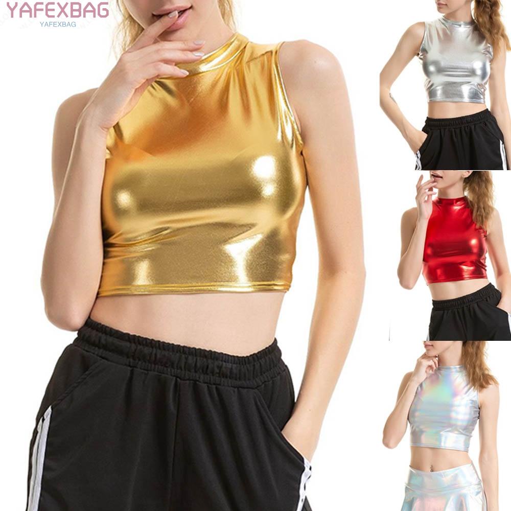 Blouse Bustier Vest Cool Style Crop Top Dance Club Performance Costume