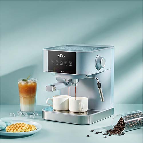 Máy pha cà phê Bear CF-B15V1 - Hàng chính hãng - Công suất 950W, Đa năng, Chất liệu an toàn