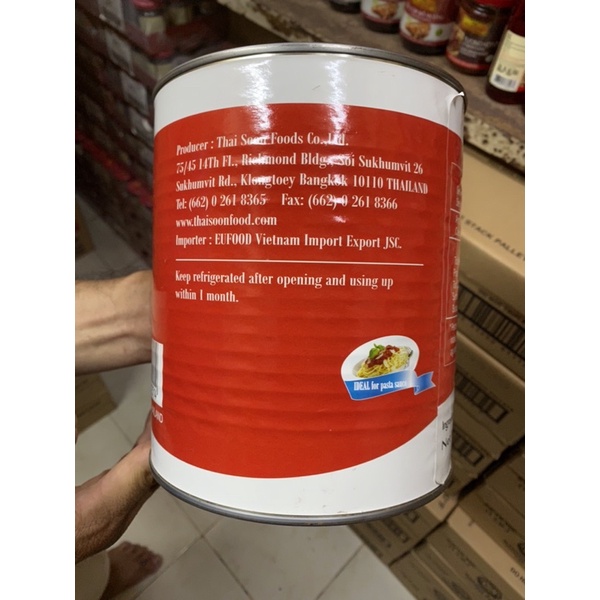 Cà Chua Xay Nhuyễn EUFOOD - Tomato Paste 3,2kg