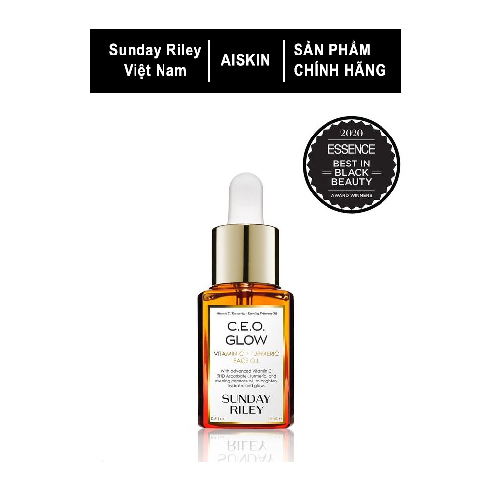 [Chính hãng] Dầu dưỡng sáng da Sunday Riley C.E.O Glow Vitamin C + Turmeric Face Oil