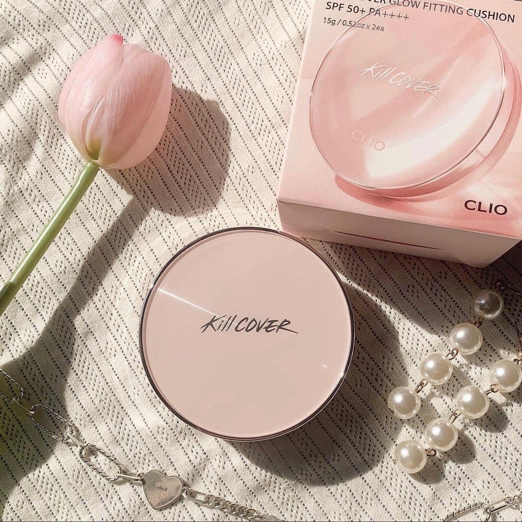 (Có Kèm Lõi Refill) Phấn Nước Clio Kill Cover Glow Cushion HSD 2023