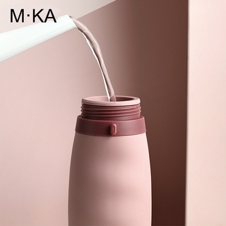 Bình nước silicon gấp gọn tiện lợi 600ml