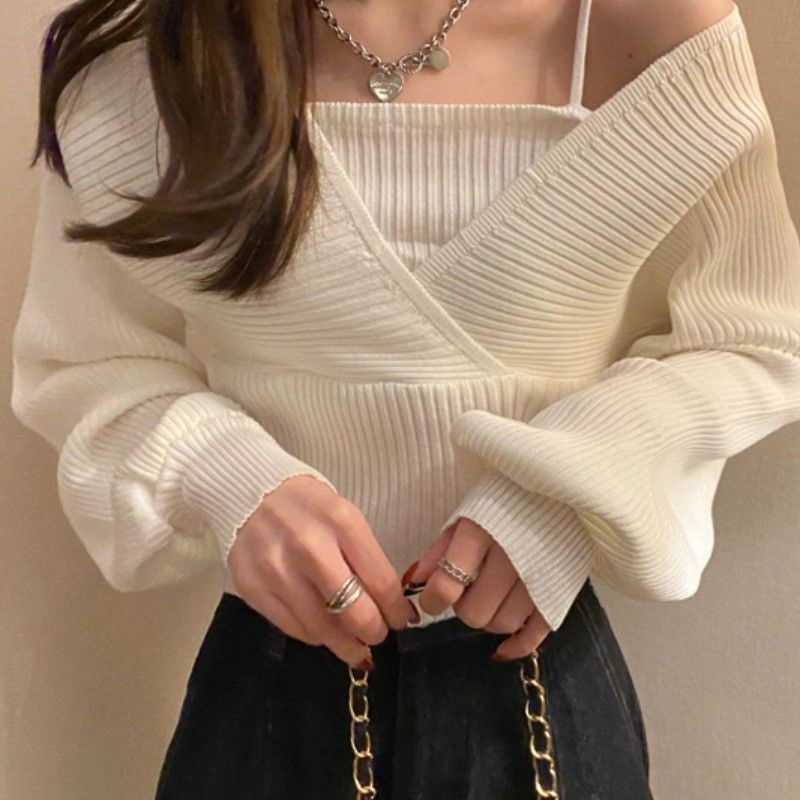 Áo sweater giả hai mảnh phong cách Hàn Quốc thiết kế độc đáo năm 2021 | BigBuy360 - bigbuy360.vn