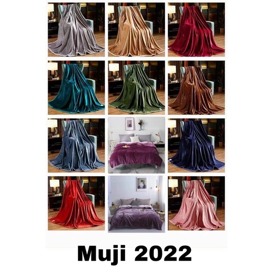 Chăn Lông Thỏ BLANKET_MUJI_Chăn Thu Đông_Chăn 4 Mùa 2,3kg