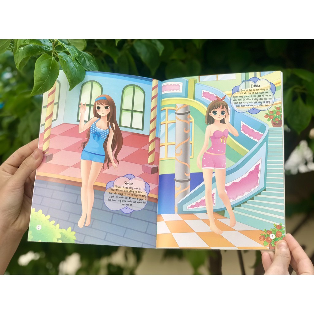 SÁCH - Dán hình trang phục công chúa tuyệt đỉnh