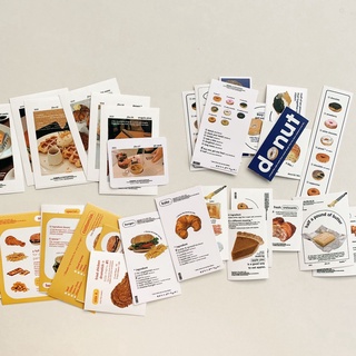 Sticker họa tiết burger / gà rán dùng trang trí điện thoại / máy tính / sổ tay
