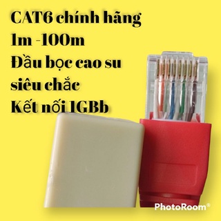 [5m-50m] DÂY MẠNG CAT6 SIÊU CHẮC Bấm Sẵn 2 đầu – Dây Cáp Lan mạng máy tính,laptop,wifi cat 6