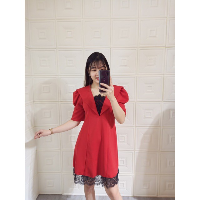 VÁY TAY BỒNG PHỐI REN DỰ TIỆC BIG SIZE | BigBuy360 - bigbuy360.vn