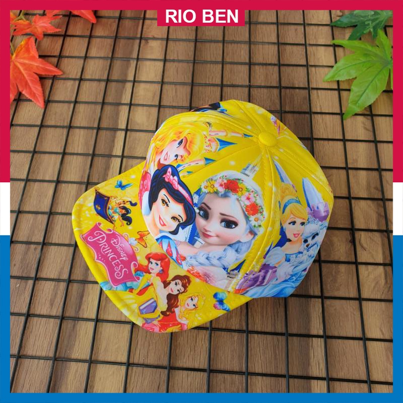 Nón bé gái in hình công chúa dễ thương, bé từ 2-5 tuổi RBN113