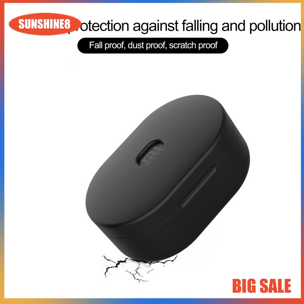 【SUN】Silicone Case Protective Cover for Xiaomi Airdots Bluetooth Earphone