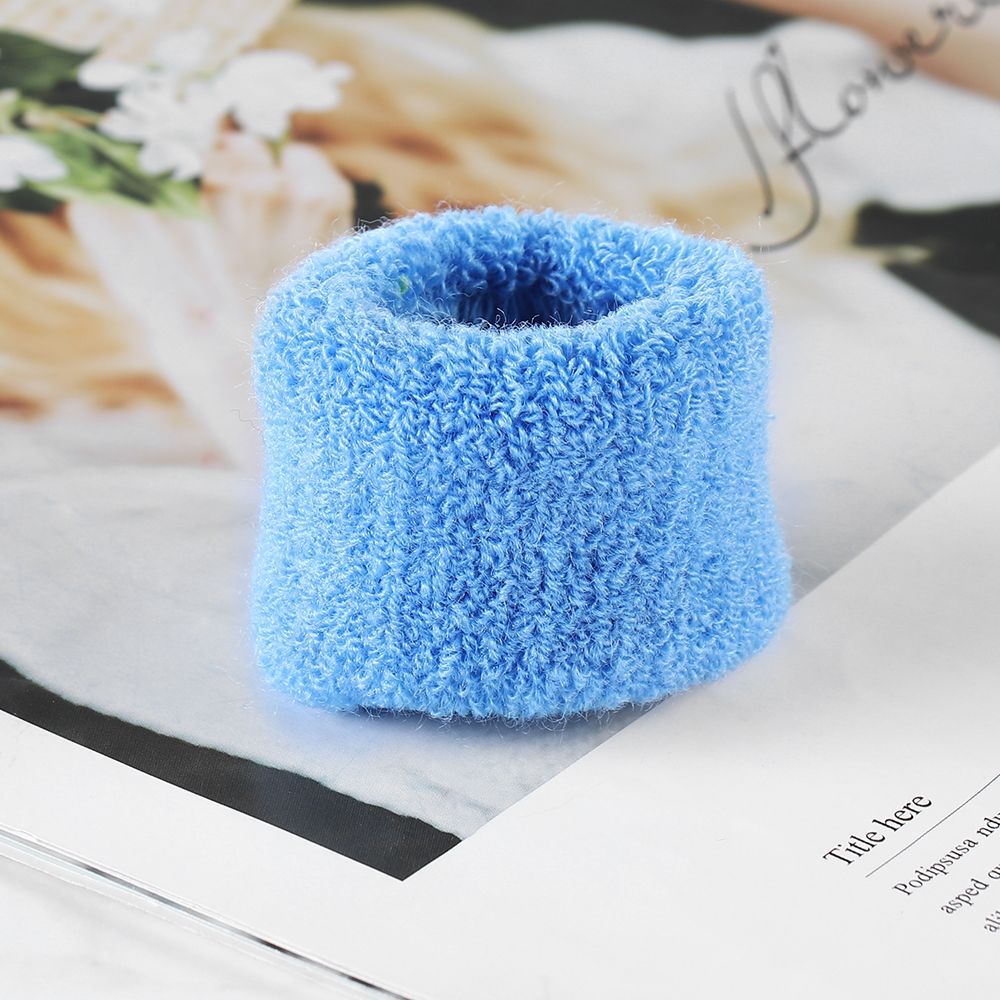 Dây buộc tóc cao su mềm bản rộng co giãn màu kẹo thời trang cho nữ