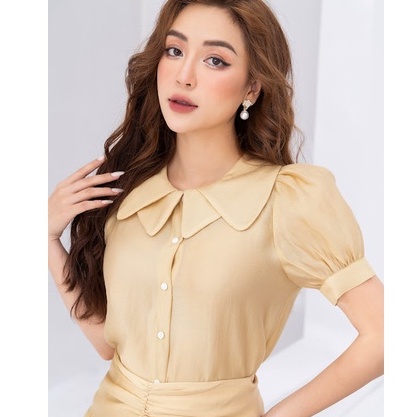 Áo sơ mi cộc tay UP TO SECODNS hai lá cổ E05221-To1496