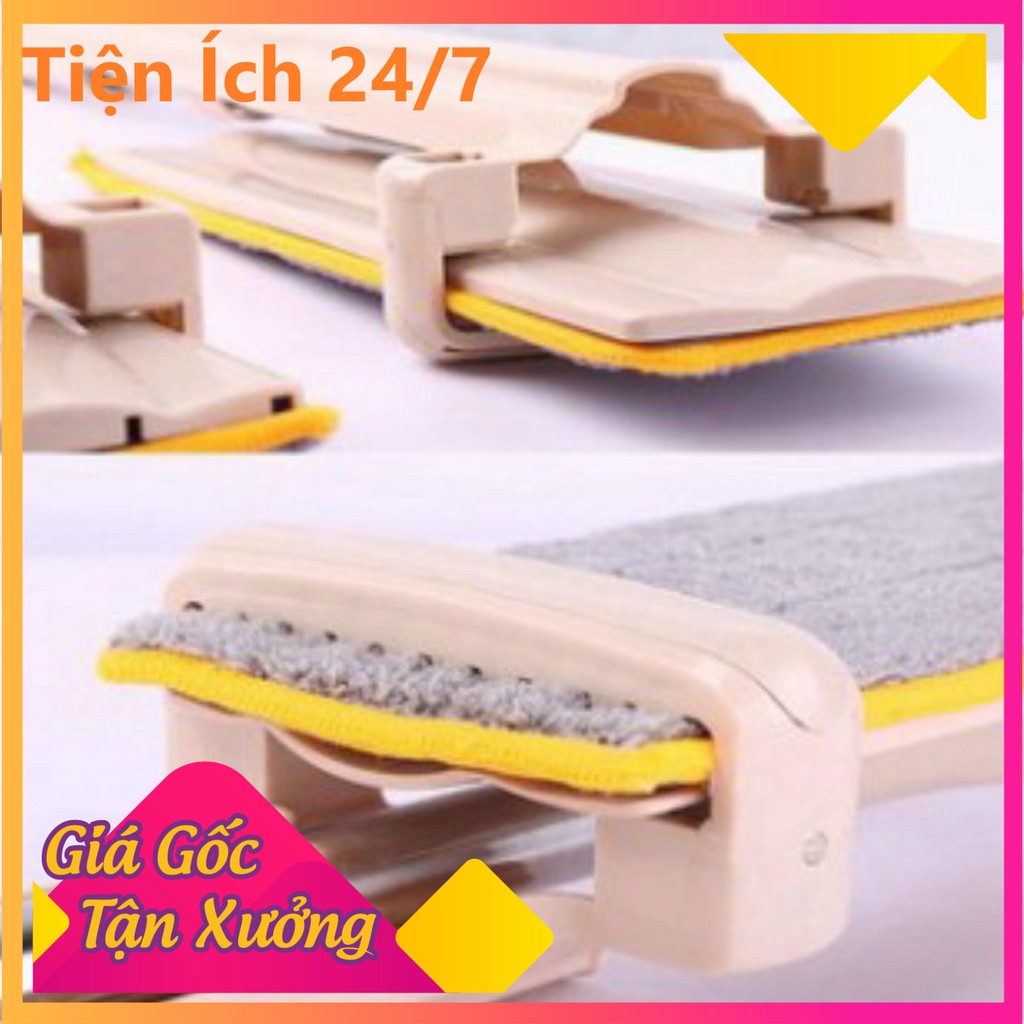 Chổi Lau Nhà, Cây Lau Nhà Thông Minh Tự Vắt Cực Kho Spin Mop Xoay 360 Độ, Tặng Kèm 2 Bông Lau Nhà - [Tiện Ích 24/7]