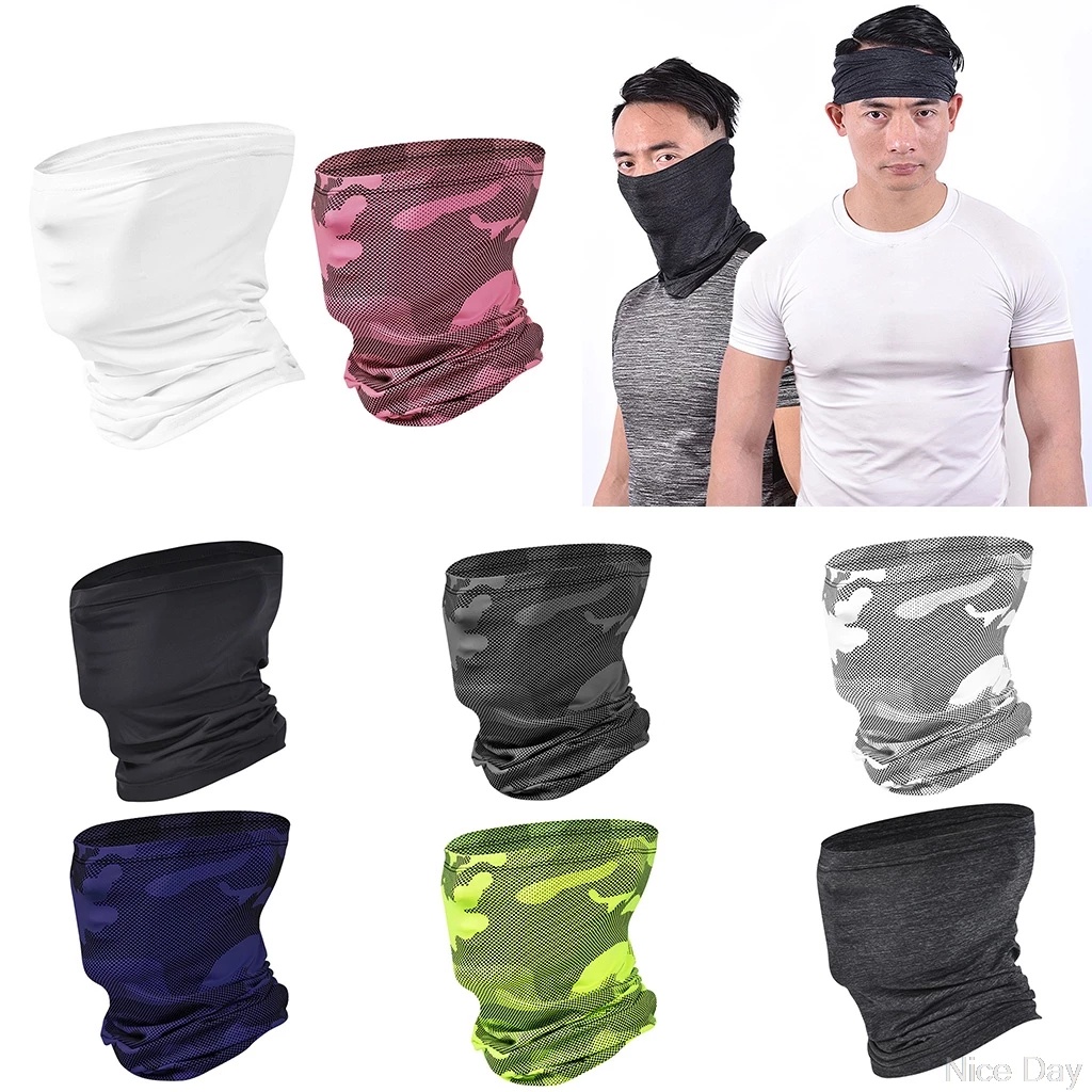 Globetrotter【COD &amp; Hàng sẵn sàng】Khăn Trùm Đầu Thể Thao Chống Bụi Chống Tia UV Khi Lái Xe Máy Xe Đạp