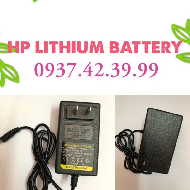 Sạc Pin Lion 6S 25.2V có đèn báo đầy
