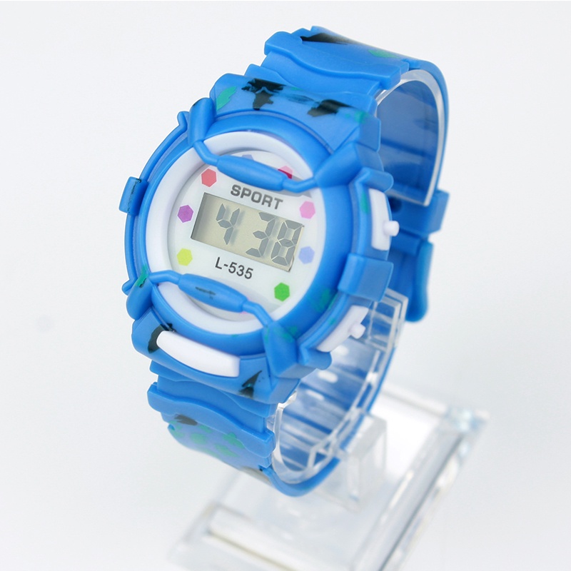 LWCC T06 Đồng hồ kết hợp thời trang Đồng hồ thể thao trẻ em ngoài trời cho bé trai và bé gái