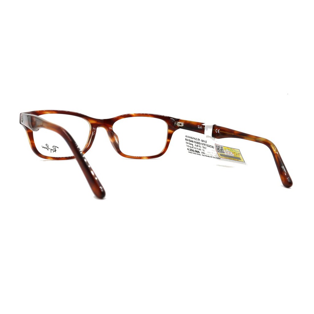 (Hàng chính hãng) Gọng kính nam nữ Rayban RB5345D (53-18-145) màu sắc thời trang, thiết kế dễ đeo bảo vệ mắt