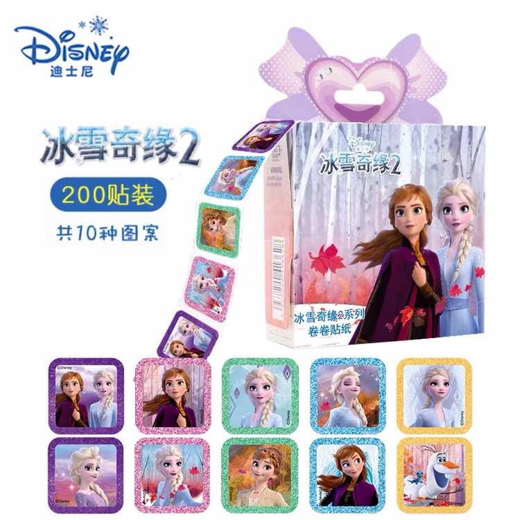 Disney Cuộn Sticker Dán Trang Trí Hình Công Chúa Bạch Tuyết / Sophia / My Little Pony Đáng Yêu Cho Bé