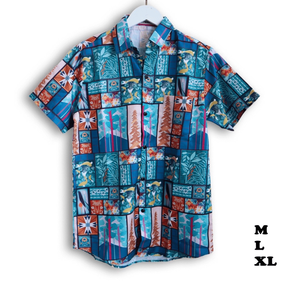 Áo Sơ Mi Nam Họa Tiết Hè Form Rộng Mặc Mát Phong Cách [NEW UNISEX]