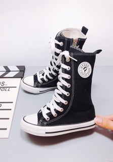 Boot vải cao cổ cho bé gái