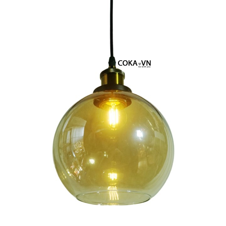 Đèn thả thủy tinh-đèn thả trang trí phòng khách-phòng ăn-quầy bar-cửa hàng TT03 chóa thủy tinh cao cấp