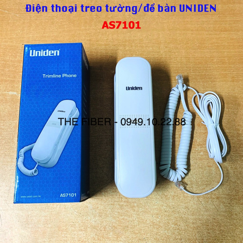 ĐIỆN THOẠI BÀN AS-7101 màu đen hoặc màu trắng UNIDEN