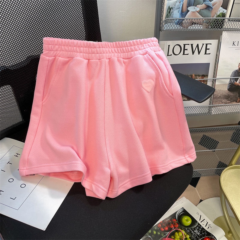 Set Áo Thun polo In Hình Hoa Phối Quần Short Dáng Rộng Thời Trang Trẻ Trung Cho Nữ