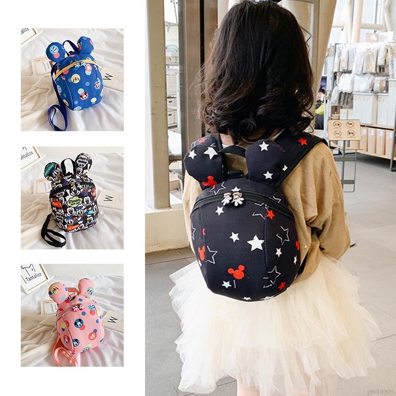 Ba Lô Đi Học Chống Thất Lạc Hình Chuột Hoạt Hình Có Dây Đeo Dành Cho Trẻ Mẫu Giáo