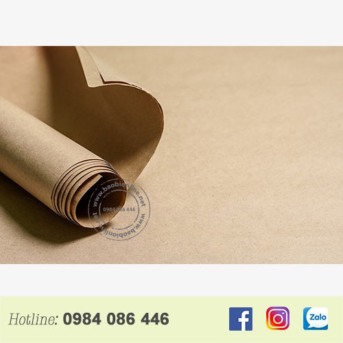 50 TỜ GIẤY XI MĂNG / GIẤY KRAFT KHỔ 51x72CM ĐỊNH LƯỢNG 70GSM - BAOBIONLINE