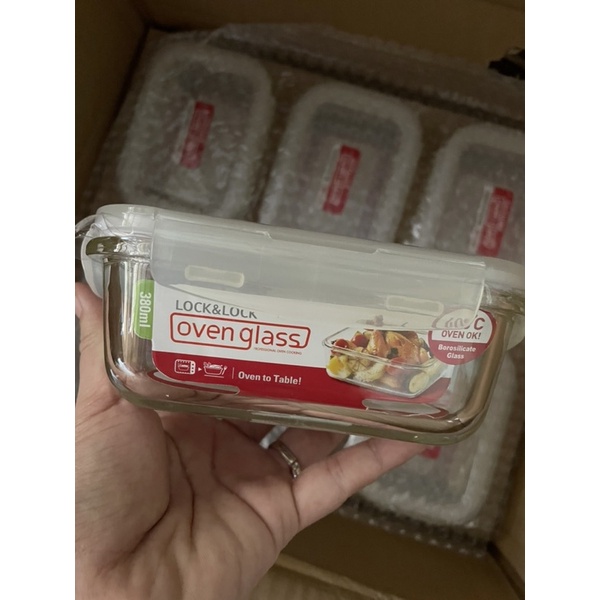 Hộp thuỷ tinh chịu nhiệt Lock&Lock Ovenglasss(380ml)