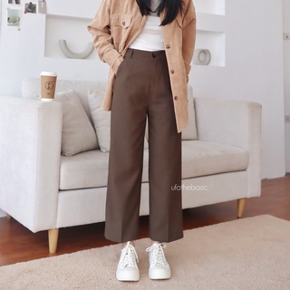 Quần ống rộng dáng suông lửng các màu – Basic Trousers – ufo.thebasic