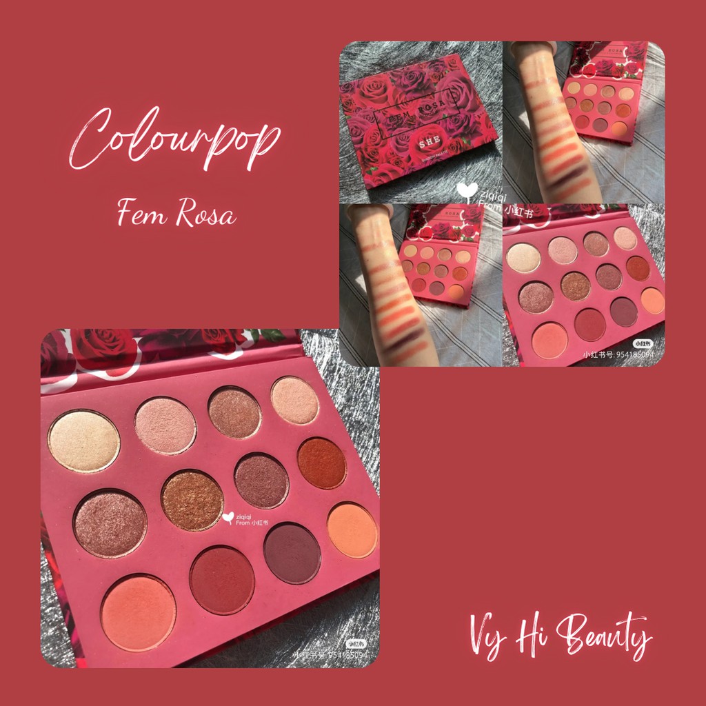 Bảng mắt Colourpop Fem Rosa