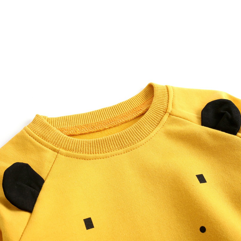 Set Trang Phục Sanlutoz Thời Trang Mùa Thu Cho Bé In Hình Sư Tử