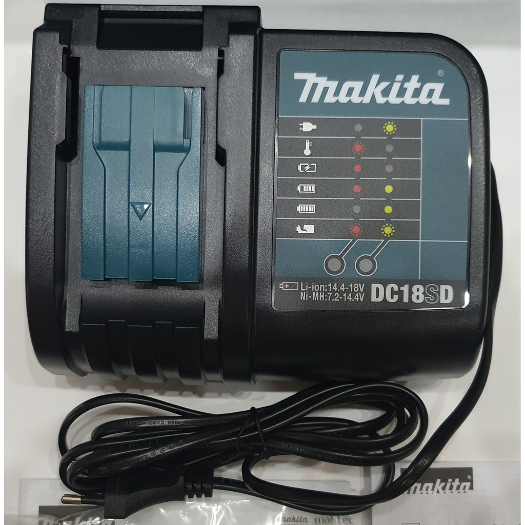 Bộ Sạc chậm chính hãng Makita DC18SD  Điện ZIN 220V