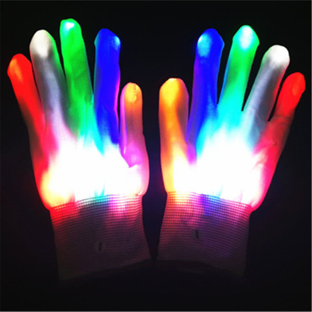 ONLY Adult Light Up Mittens Kids Boys Girls Kids Toys LED Gloves Party Gloves Fashion Funny Xmas Christmas Gift