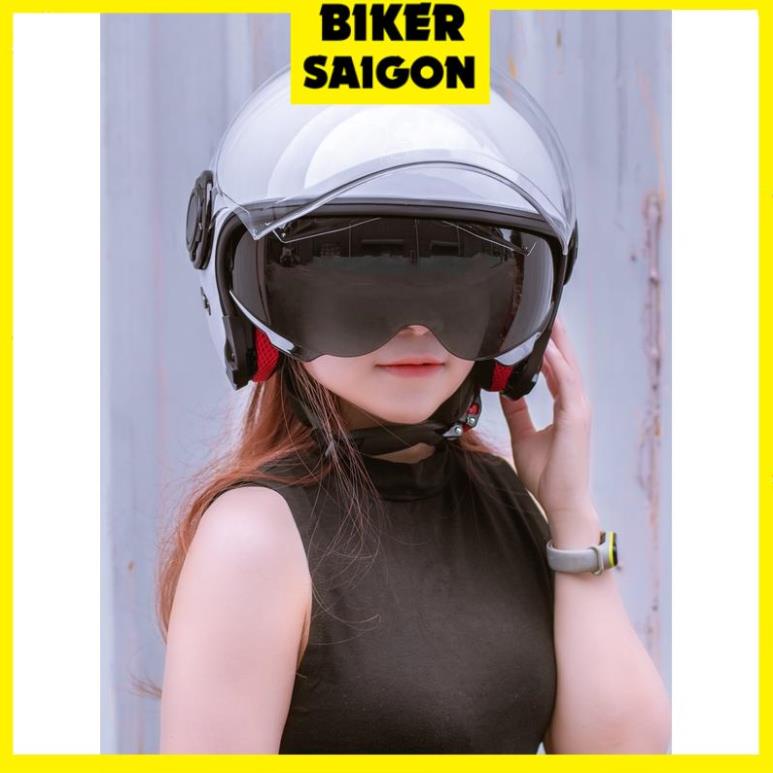 MŨ 3/4 EGO E-5 CHÍNH HÃNG (KHÔNG BAO GỒM HÀM VÀ KÍNH NGOÀI)