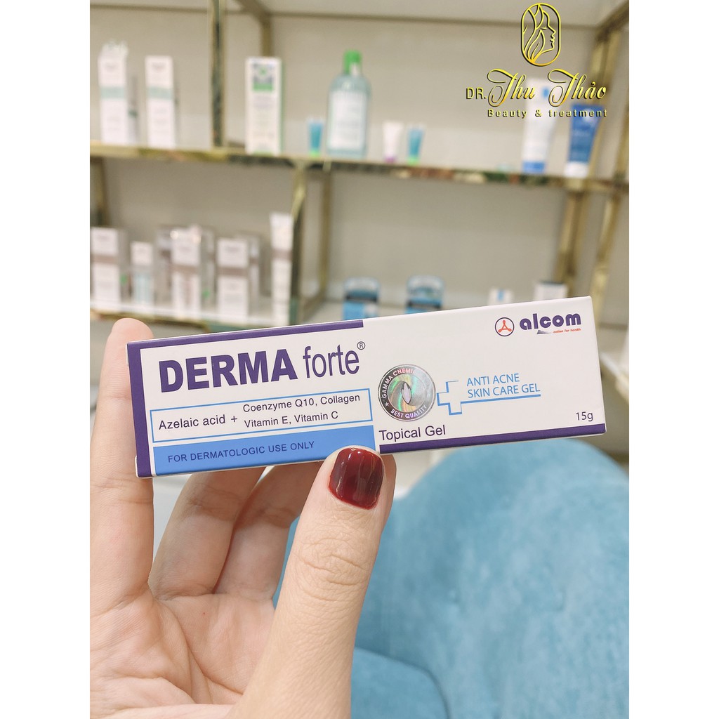 Derma Forte Gel và Derma Forte Advanced 15g - Ngừa Mụn Thâm, Mụn Trứng Cá, Mụn Ẩn, Mụn Đầu Đen | BigBuy360 - bigbuy360.vn