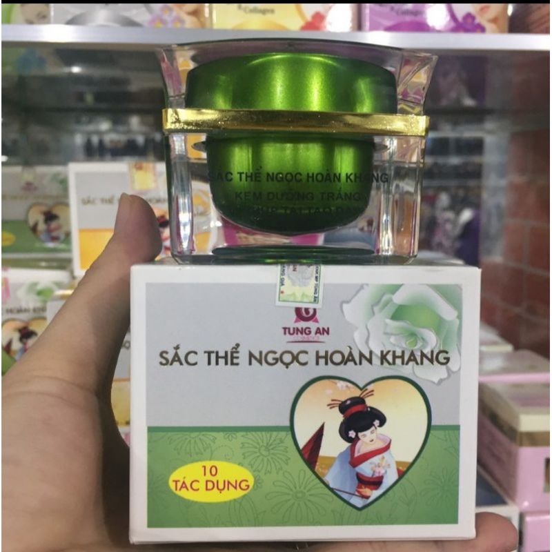 Kem dưỡng trắng, tái tạo da Sắc thể ngọc hoàn khang 18g
