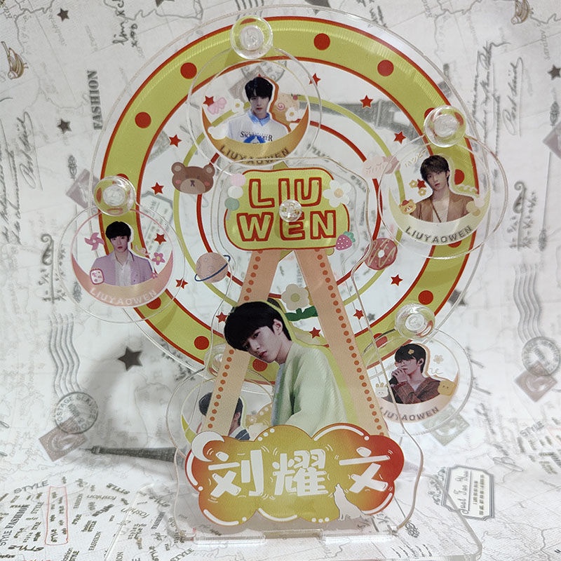 Xiao zhan cai xu kun wang he di wang yi bo TNT Vòng Đu Quay Trang Trí Quà Tặng