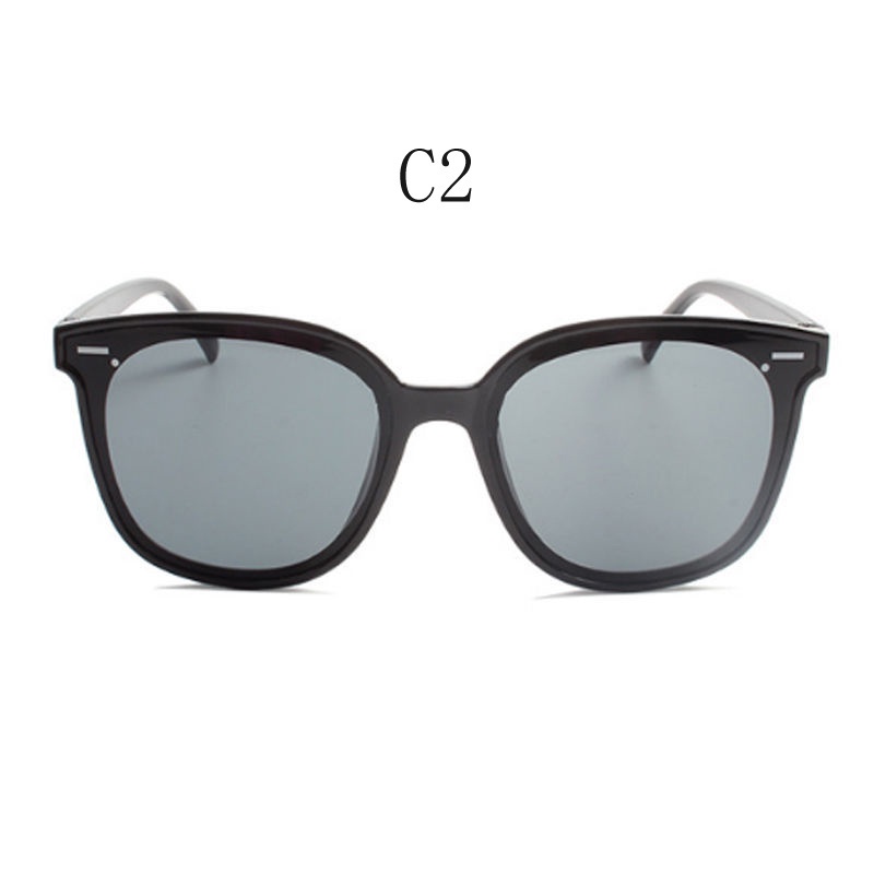 Kính râm gọng vuông bo tròn cỡ lớn thời trang cổ điển dành cho nam / nữ