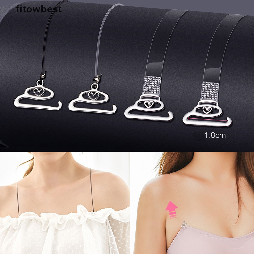 Cặp dây áo ngực GJCUTE trong suốt có thể điều chỉnh chất lượng cao cho nữ