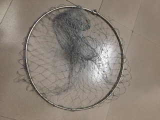 Vợt vớt cá thu gọn inox
