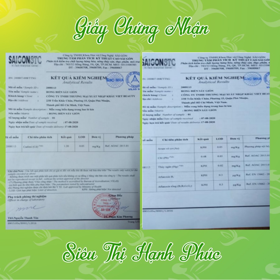 Rong biển sấy tỏi - Giòn thơm ngon ăn liền Hoa Nghiêm - Chính hãng - Hũ 100gram - HSD 6 tháng (date luôn mới)- STHP | BigBuy360 - bigbuy360.vn