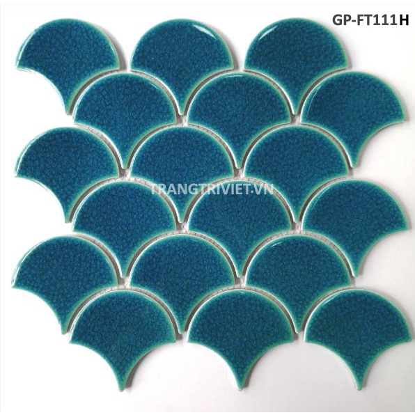 Gạch Mosaic Vảy Cá Ốp Bếp, Ốp Phòng Tắm, Ốp Trang Trí GP-FT111H