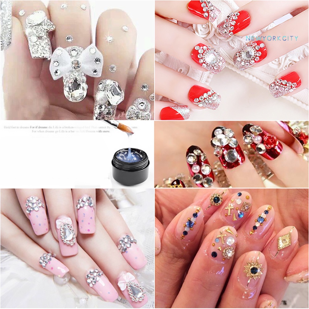 Keo Dán Phụ Kiện Trang Trí Móng Tay Nghệ Thuật 8ml