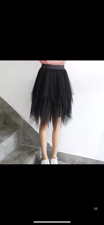 [Mã FADIRECT5K giảm 5K đơn bất kì] 🌙Suteki: U11 Chân váy tầng lưới nhọn hình thật | BigBuy360 - bigbuy360.vn