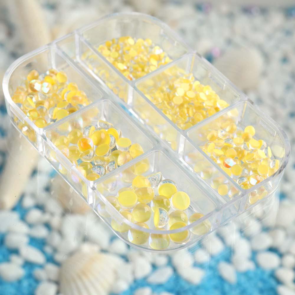 OCEANMAP Hạt Đá Lấp Lánh Trang Trí Móng Tay Nghệ Thuật