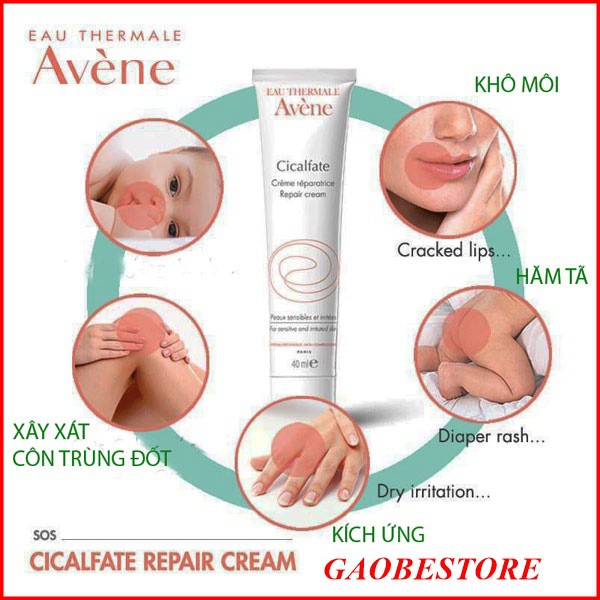 Kem Giảm Thâm Phục Hồi Da  Avène Cicalfate Repair Cream  40ml